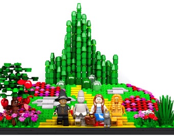 BUY 2, GET 1 FREE! Emerald City Wizard of Oz Lego 444 Cross Stitch Pattern Counted Cross Stitch Chart, Pdf Format, Instant Download / 264181