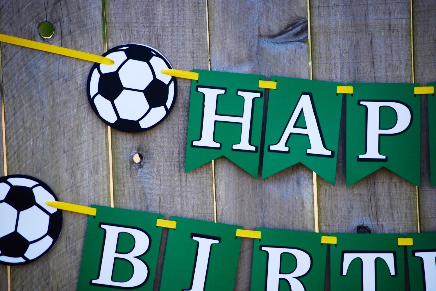 Soccer Birthday Party Banner Sports Banner Soccer Party