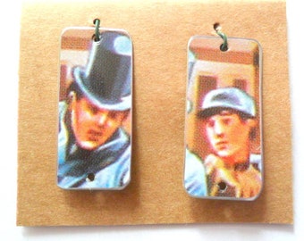 Recycled Danish Cookie Tin Earring Findings