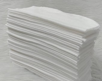 Zero waste cloth wipes - Reusable cloth wipes - unpaper wipes - cloth baby wipes 50 pack