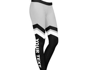workout leggings with words