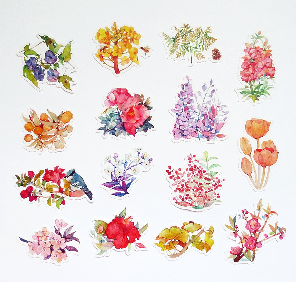 Flower Stickers Printable - Printable Templates