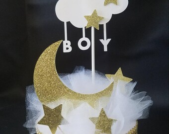 Twinkle Twinkle Little Star Baby Shower Centerpiece/ Twinkle Twinkle Cake Topper/ Baby Boy/ Baby Girl/ Baby Shower