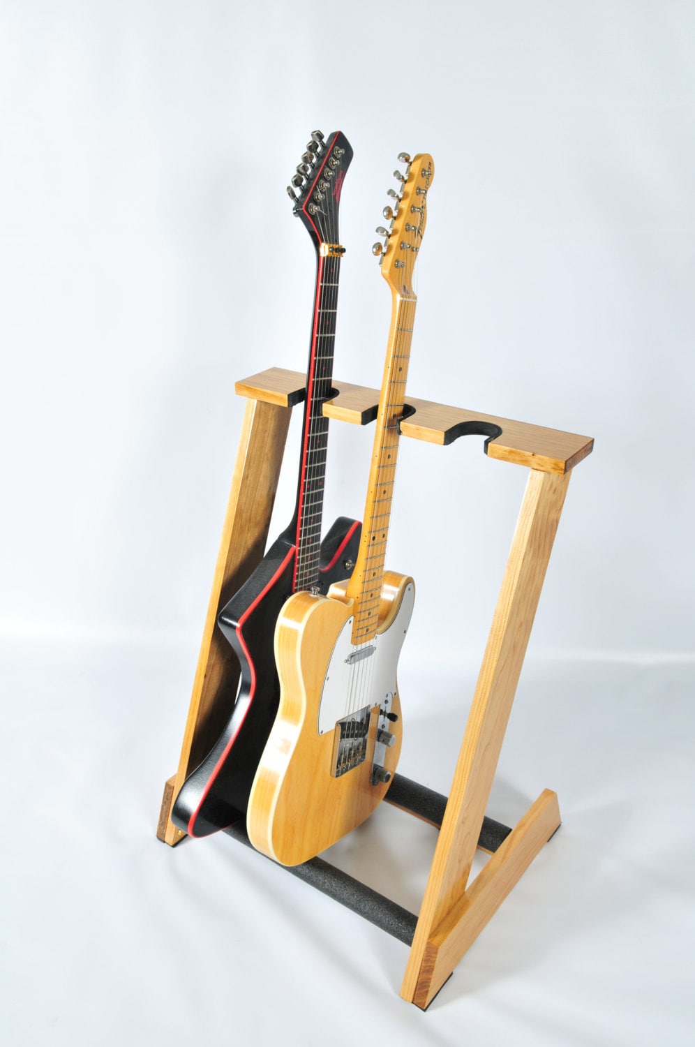 handcrafted wooden guitar stand from allwood stands