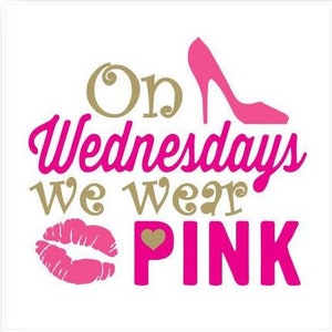 Mean Girls On Broadway "On Wednesdays We Wear Pink" Magnet 3 x 3