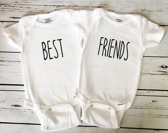 Triplets OMG Set of 3 Bodysuits for triplets