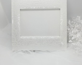 white wedding album