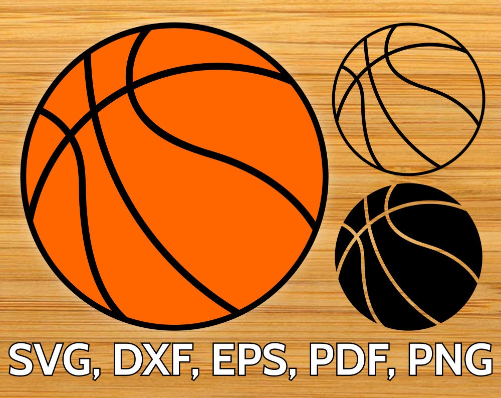 Download SVG Basketball Ball Cut File optimized for Cricut & Silhouette