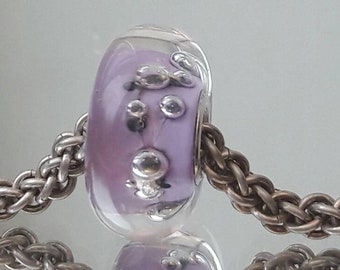 Vibrant bubbles- Bracelet Charm Bead - fits big hole bead, large hole, european charm bracelets