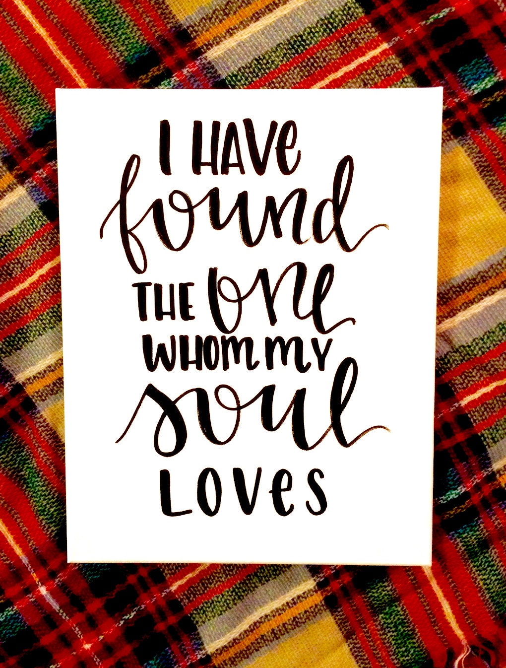 I Have Found The One Whom My Soul Loves 11x14 Canvas Sign   Il Fullxfull.915859973 Apk0 