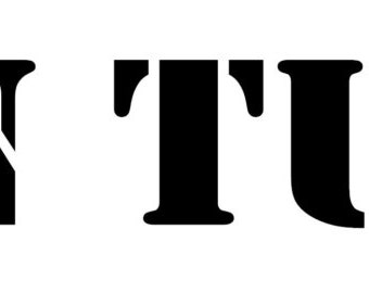 Set of (2) Twin Turbo Decals sticker Car Truck or SUV - 9.5 x 1 inches. Black Decal