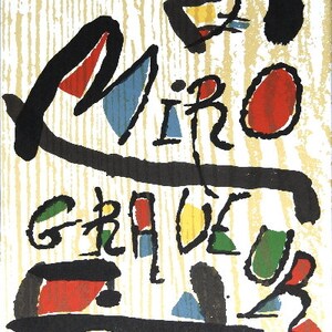 Book | Miro Engraver vol 1 contains 3 Original woodcuts