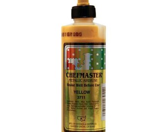 Yellow Metallic Airbrush 9 oz