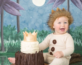 Wild One || Where the Wild Things Are Outfit for Cake Smash || Wild One Party || King of the Jungle Birthday || Safari Party