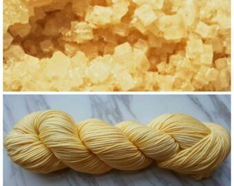 Hand Dyed Yarn, Superwash Merino Worsted Weight Tonal Yarn Perfect for Hats, Cowls, Scarves and Sweaters - Cubic Halite