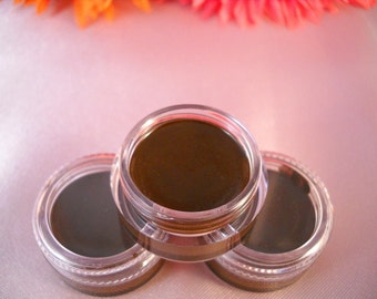 Non Toxic Organic Mineral Gel Eyeliner Dark Brown Cruelty Free Makeup Natural Eyeliner