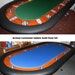 DIY - 8' Upgraded Custom Racetrack Poker Table Building Kit - 13 Color Choices - Build Your Own Poker Tables
