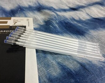 Set of 5 - Sashiko Heat Erasable Marking Pens - Fabric Markers For Sashiko Embroidery- Temperature Sensitive Disappearing Ink Marking Pen