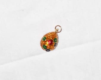 Faberge Style Egg Charm