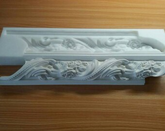 Silicone rubber for gypsum Cornice mould plaster decorations mould making Silicone mold for the production of plaster baguette Tile mold