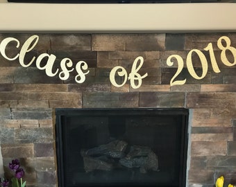 Graduation party decorations / graduation decorations / graduation banner / class of 2018 banner / graduation decor / 2018 graduation / 2018