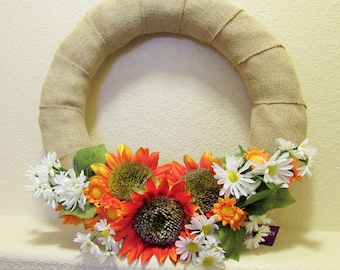 Summer Sunflower Wreath