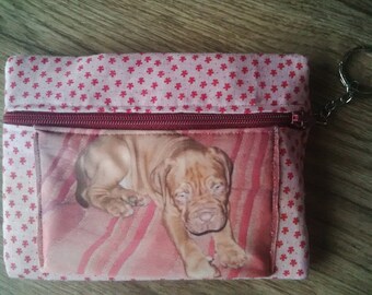 custom photo key pouch