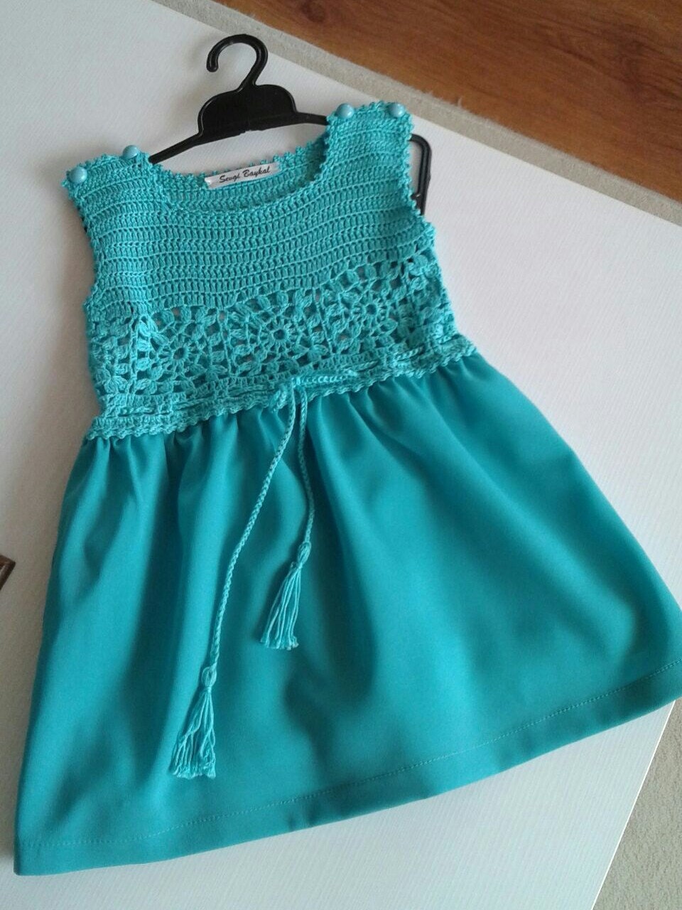 little girl dresses crochet top flower girl dress for