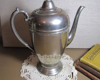 L. B. Silver Plated Coffee Pot