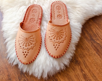 Womens Slippers, Shoe Slippers Leather Slippers spring summer Slippers House Shoes slippers Gift for Her House Slippers Handmade Slippers
