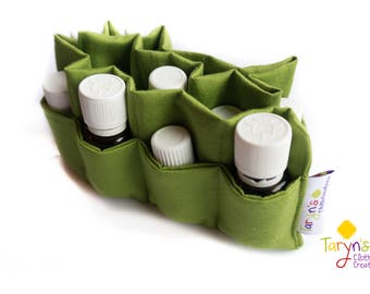 Essential Oils Case Insert, padded insert, divided pocket, doTerra Storage, Young Living Oils , Essential Oils Storage, Essential Oil Travel