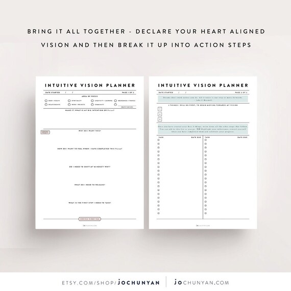 goal journal template
