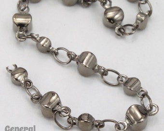Gunmetal Alternating Disc Chain #CC250