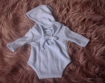 Newborn,RTS,Unisex,Hooded,Long Sleeved,Short Leg,Romper,Photography Prop,Available in several colors,Handmade in UK by me.I ship worldwide.