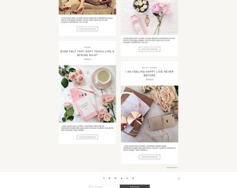Vanilla - Blogger Template Responsive Minimalistic Design