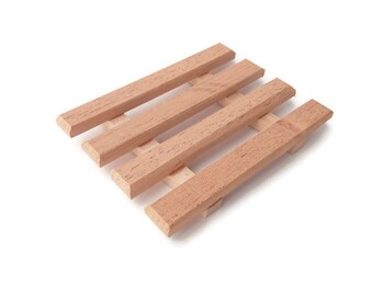 Cedar Wood Soap Dish - Spanish Cedar - wood soap dish - soap accessory