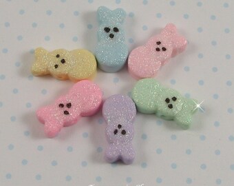 Polymer Clay Bunny Beads