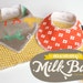 Pattern 'MUMMY MILK BAR' Bib & Burp Cloth Bundle