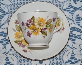 Beautiful Vintage, Duchess, "Susie", Fine Bone China Teacup And Saucer