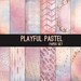 Playful Pastel Digital Paper Glitter Rose Pink Peach Blue 12x12 Art Textures Watercolor Glitter Foil Metallic Background Instant Download