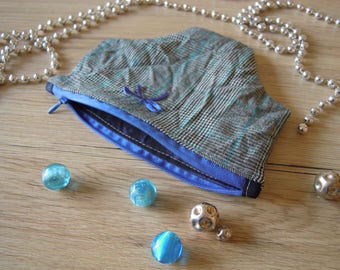 Sassy dark blue pouch