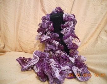 Purple Sashay Style Scarf 65 inches