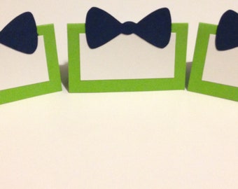 Bowtie Place Cards - 10 - Little Man Party Decorations - Bowtie Party Decor - Little Man Baby Shower - Little Man Birthday - Little Man