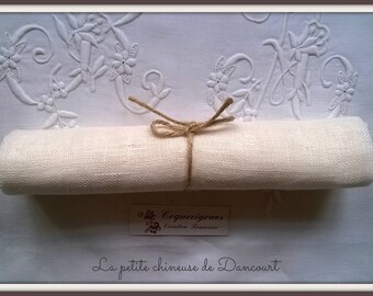Lace of ecru linen Coquecigrues