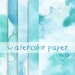 Watercolor Paper Image Pack Clip Art Background Border Template Letter Size High Resolution Images Pastels Paper Pack Watercolor Washes