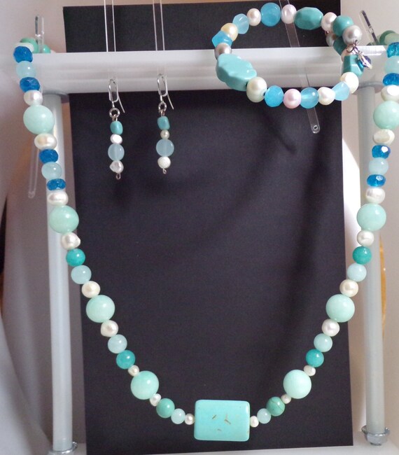 Blue Heaven 3 piece jewelry suite