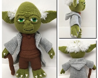 CROCHET PATTERN: Yoda the Wise One