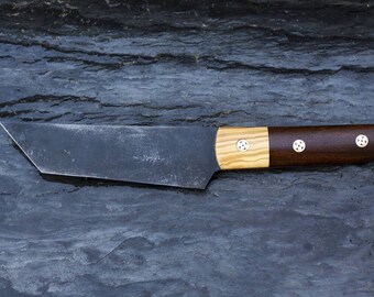 Both knife 02 Carbon steel 4mm and 24cm long.