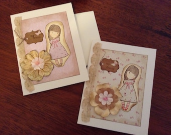 Set of Two Friendship Cards