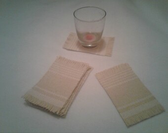 Cotton Rug Coasters set of 6
